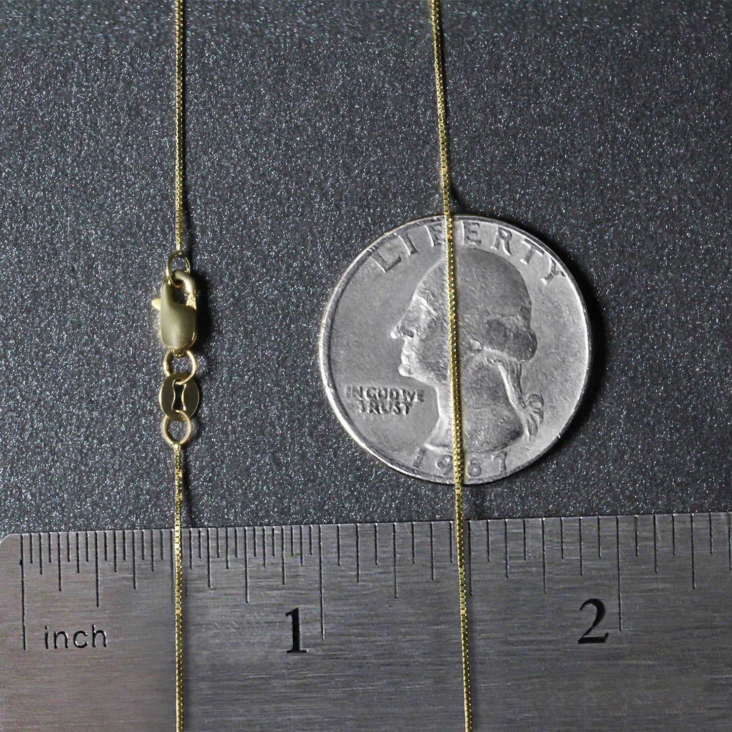 10k Yellow Gold Classic Box Chain (0.45 mm)
