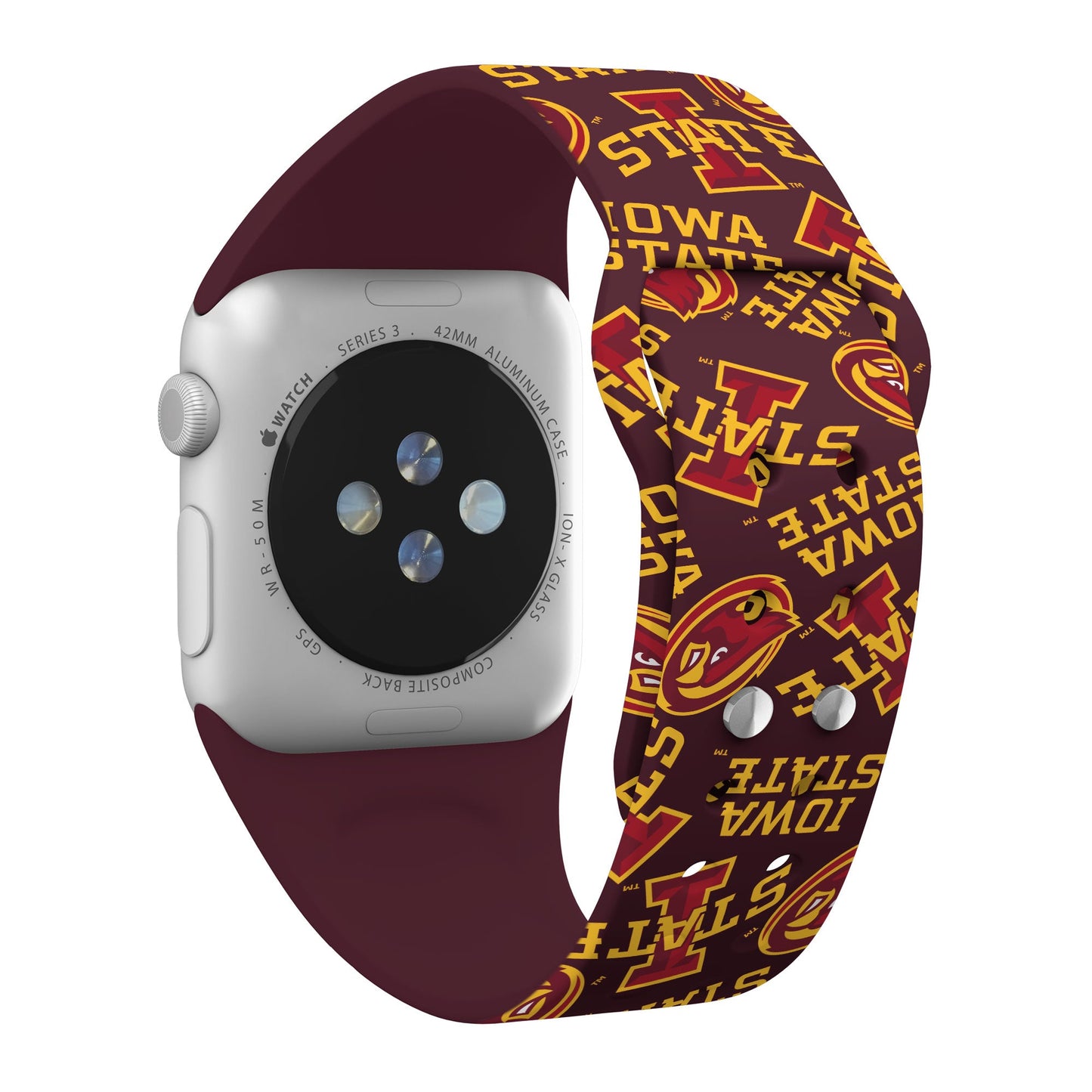 Iowa State Cyclones HD Apple Watch Band
