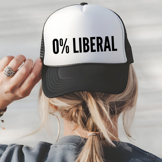 0% Liberal | Otto Cap | Teacher Hat | Stylish Trendy Hat